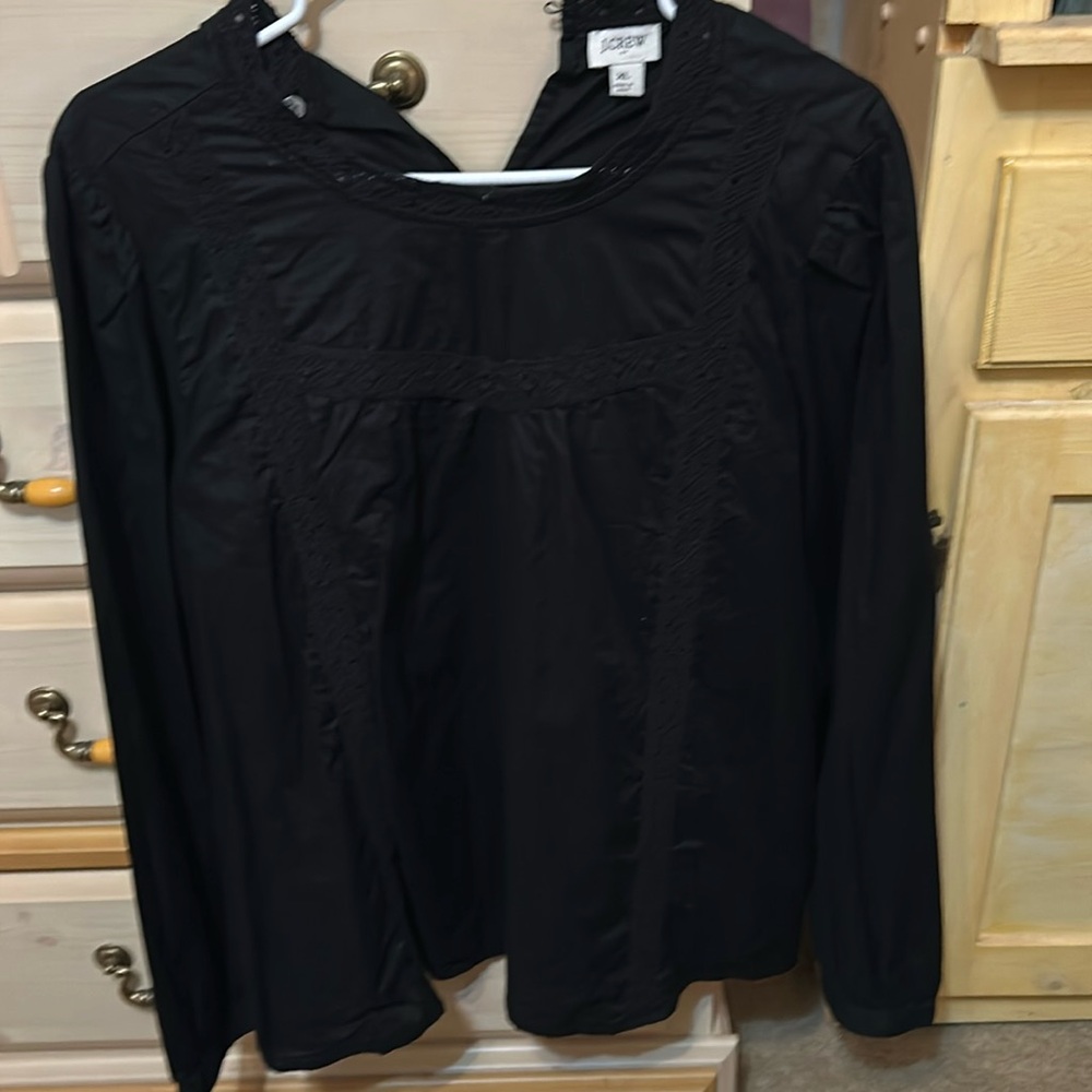 Black J Crew blouse